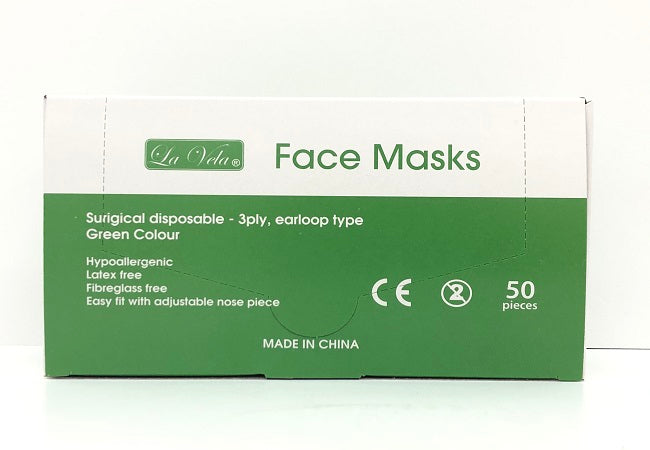 Face Masks - Green Colour