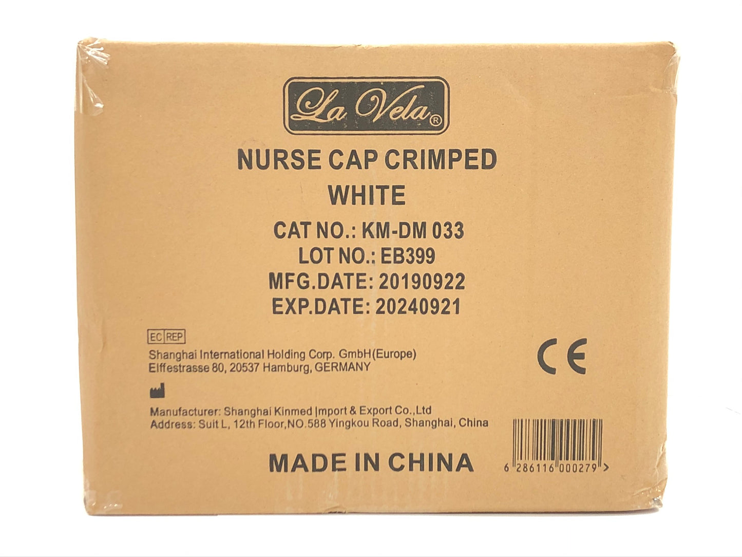 Nurse Cap Crimed White