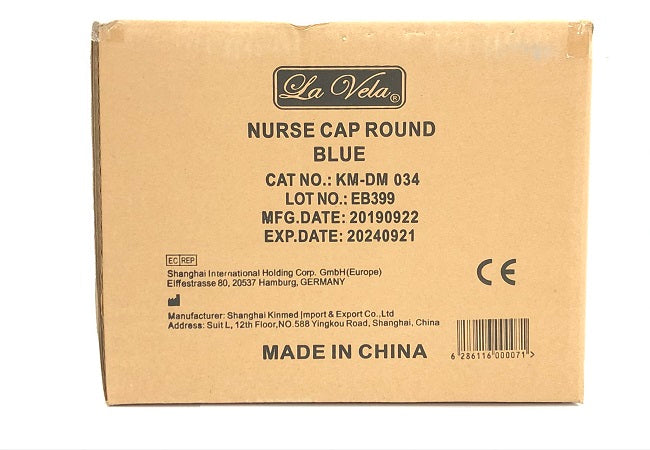 Nurse Cap Round Blue