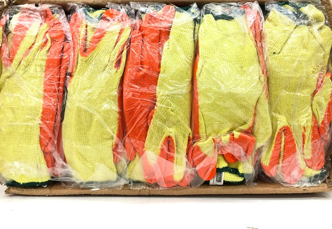 Crinkle Latex Coated Glove