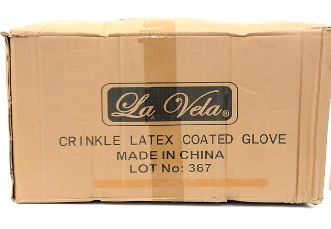 Crinkle Latex Coated Glove