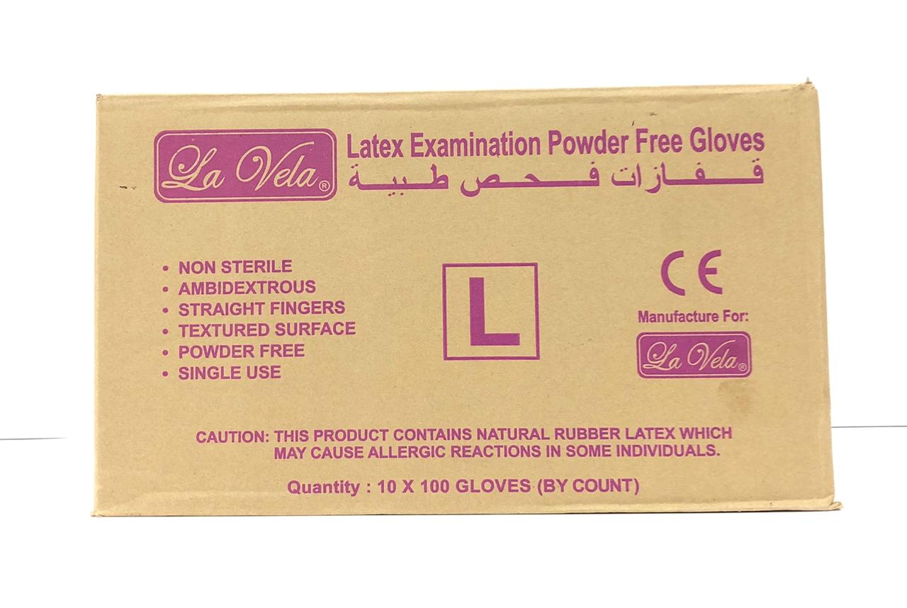 Latex Examination Powder Free Gloves