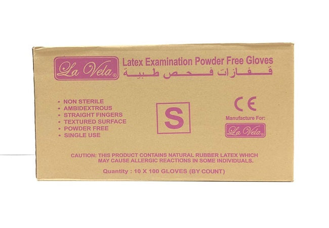 Latex Examination Powder Free Gloves